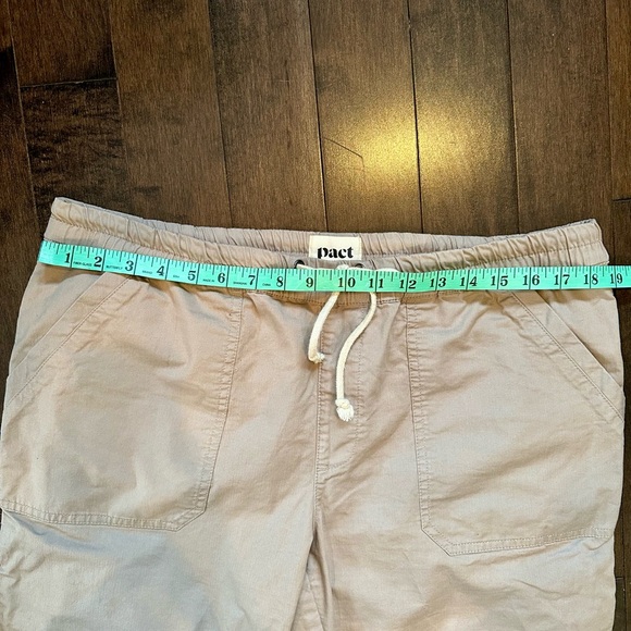 Pact Women's Cropped Pants in Tan - Picture 5 of 7